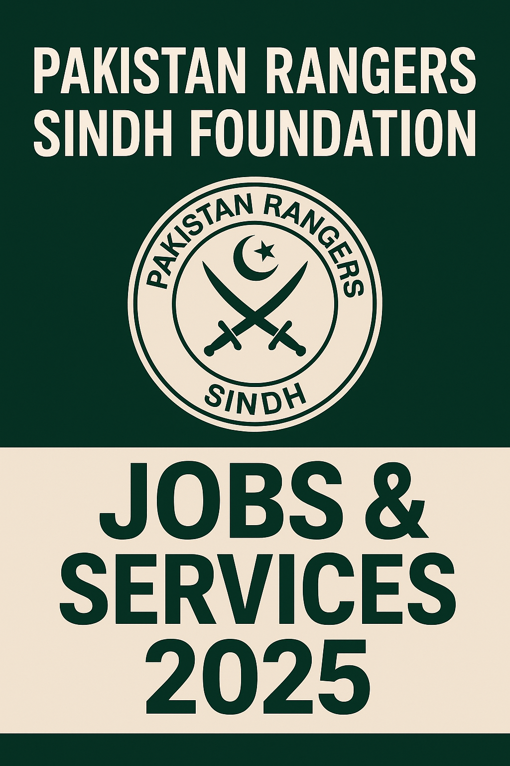 Pakistan Rangers Sindh Foundation Jobs & Services 2025