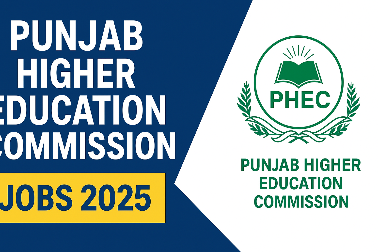 Punjab Higher Education Commission Jobs 2025