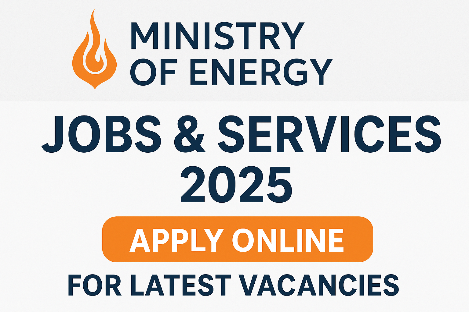 Ministry of Energy Jobs & Services 2025 – Apply Online for Latest Vacancies