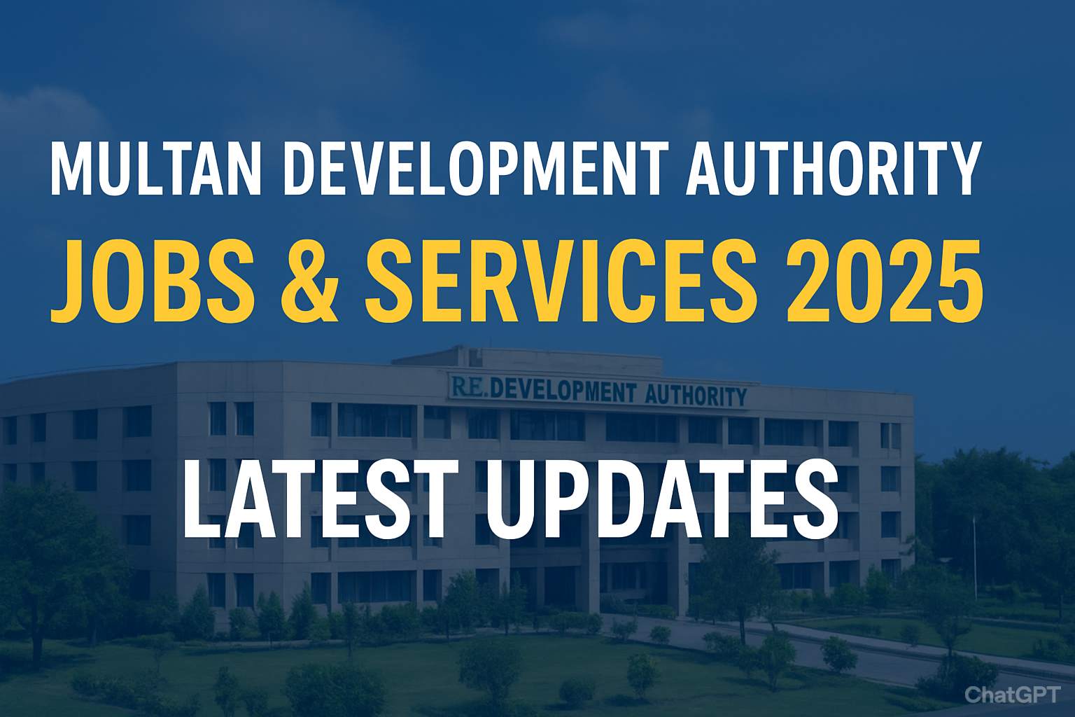 Multan Development Authority Jobs & Services 2025 – Latest Updates