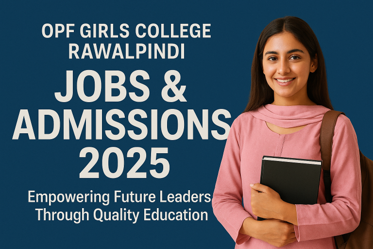 OPF Girls College Rawalpindi Jobs & Admissions 2025 – Empowering Future Leaders Through Quality Education