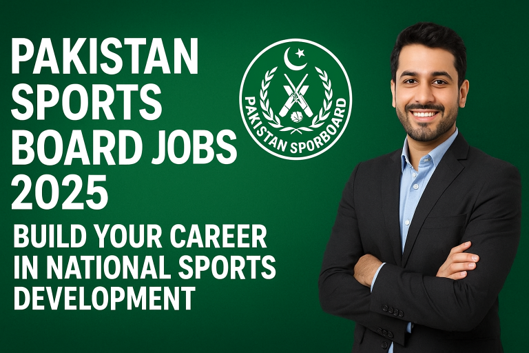Pakistan Sports Board Jobs 2025 – Build Your Career in National Sports Development