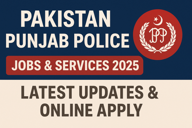 Punjab Police Jobs & Services 2025 – Latest Updates & Online Apply